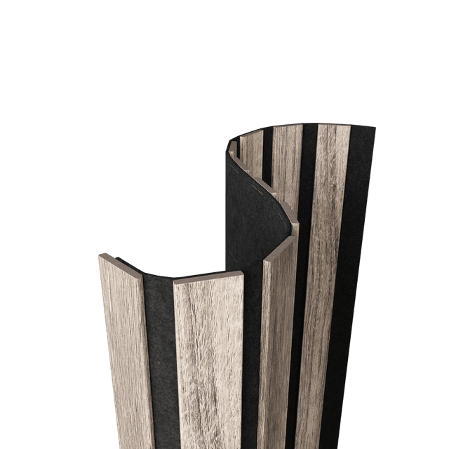 Акустическая  панель FLEX Дуб Рейн 2750×600 мм рейка 40х6 мм