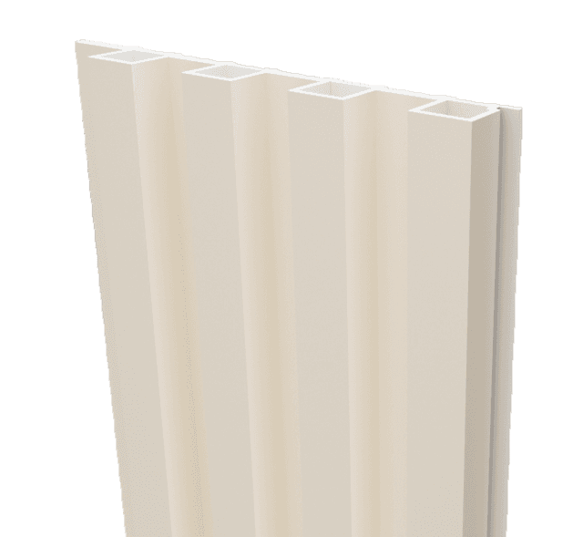 Панель реечная Крем. 2700×18×168 мм wpc-krem-6