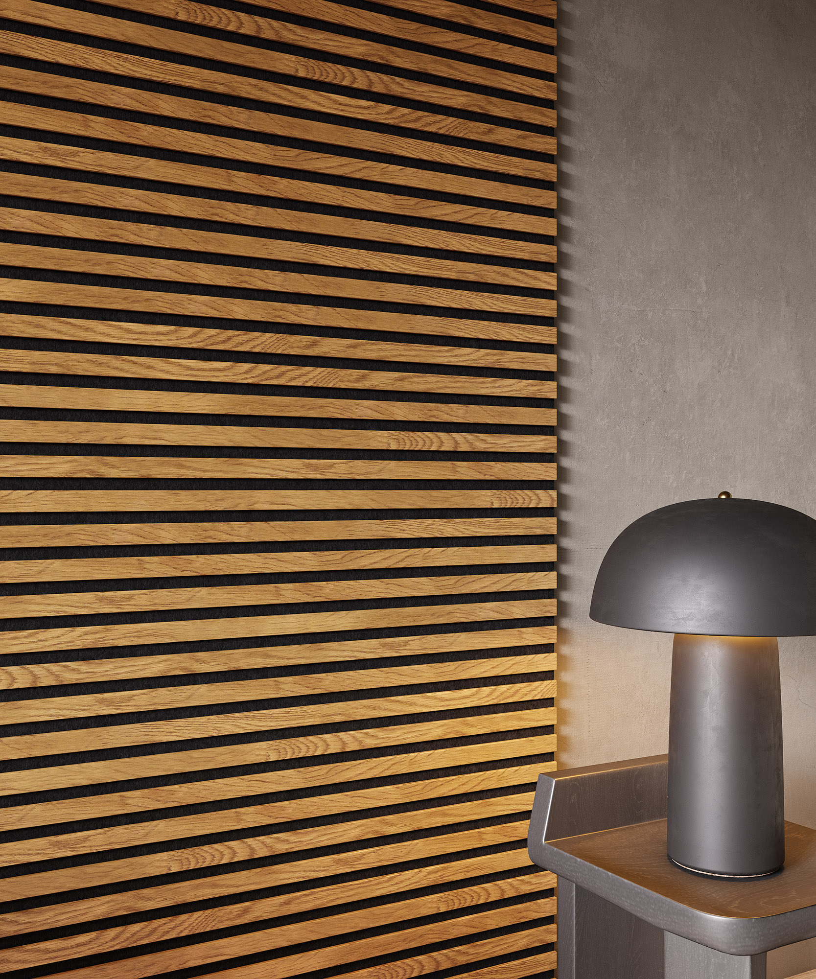 Акустическая  панель FLEX Дуб Золотой 2750×600 мм рейка 25х6 мм - фото 7