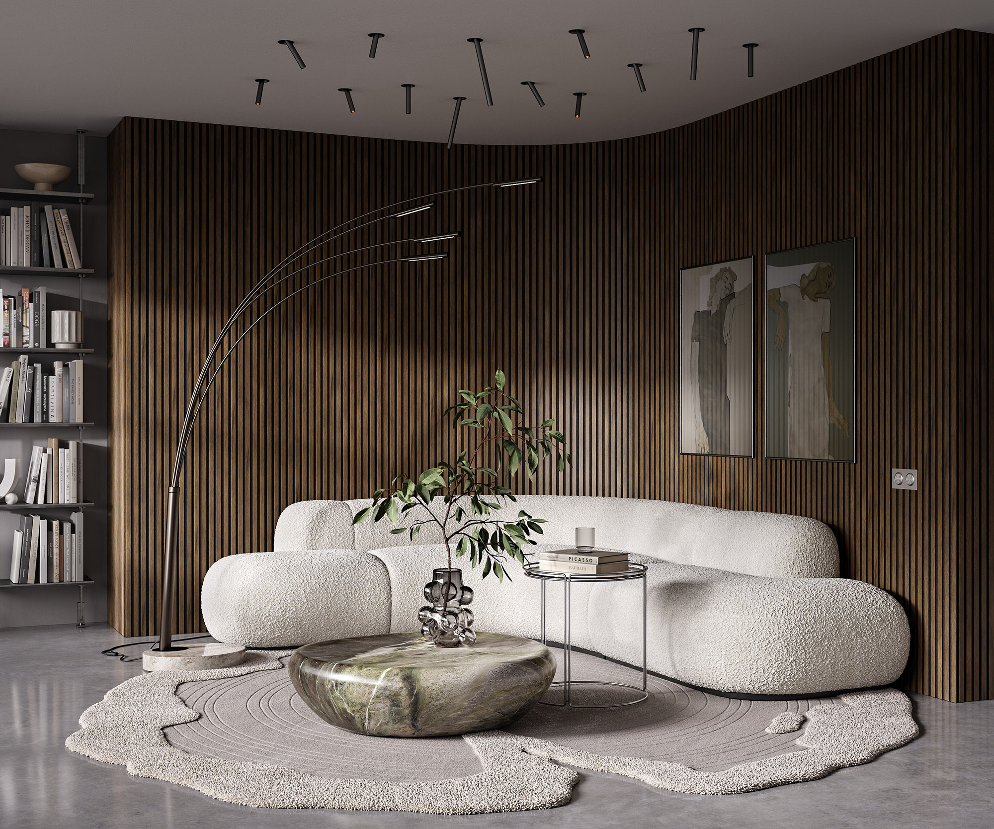 Акустическая  панель FLEX Дуб Муссон 2750×600 мм рейка 25х6 мм - фото 7