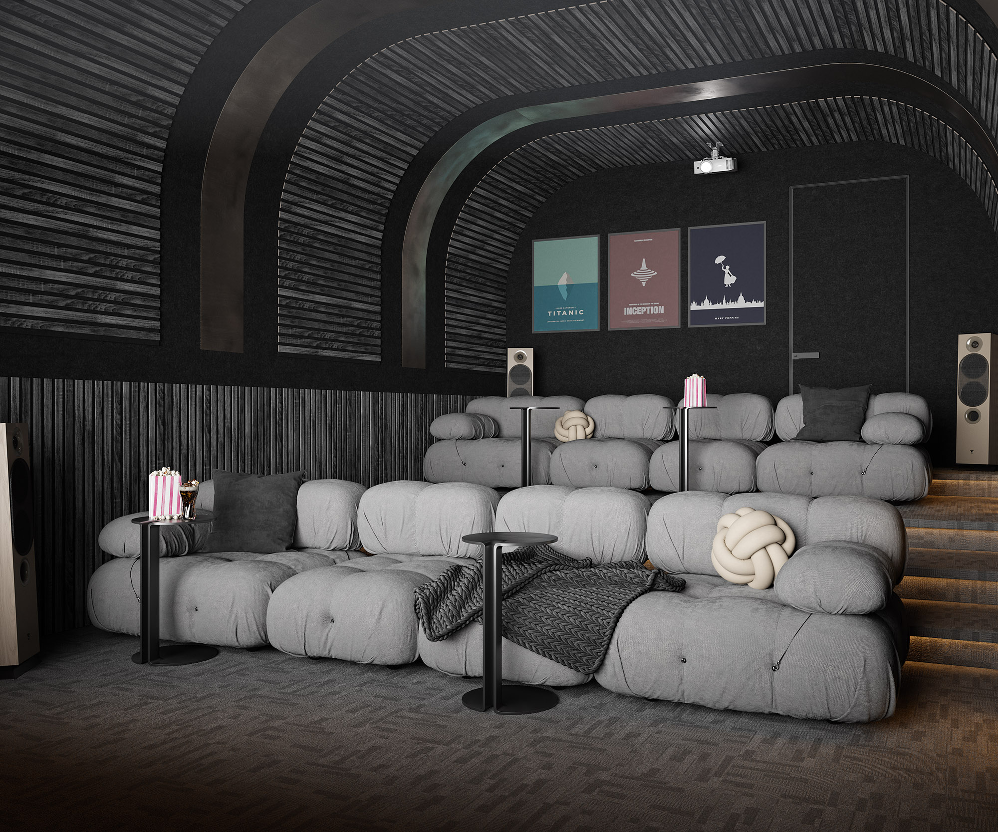 Акустическая  панель FLEX Дуб Рейн 1200×600 мм рейка 40х6 мм - фото 7