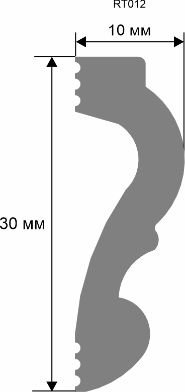 Молдинг. 2000×30×10 мм RT012 - фото 2