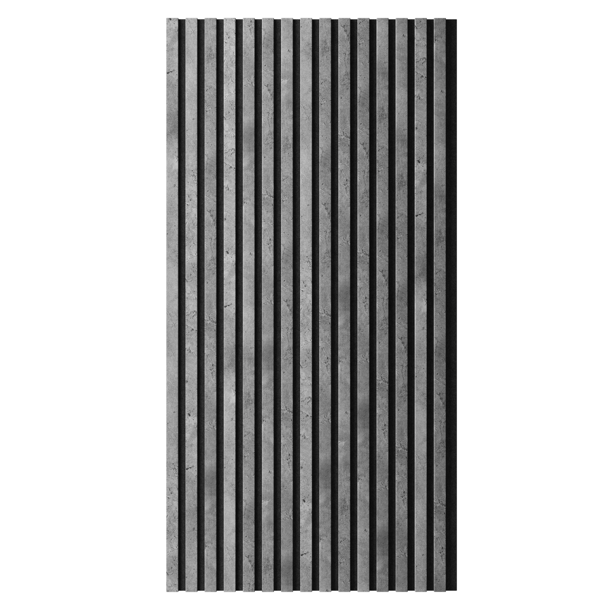 Акустическая  панель FLEX Бетон 1200×600 мм рейка 25х6 мм - фото 4