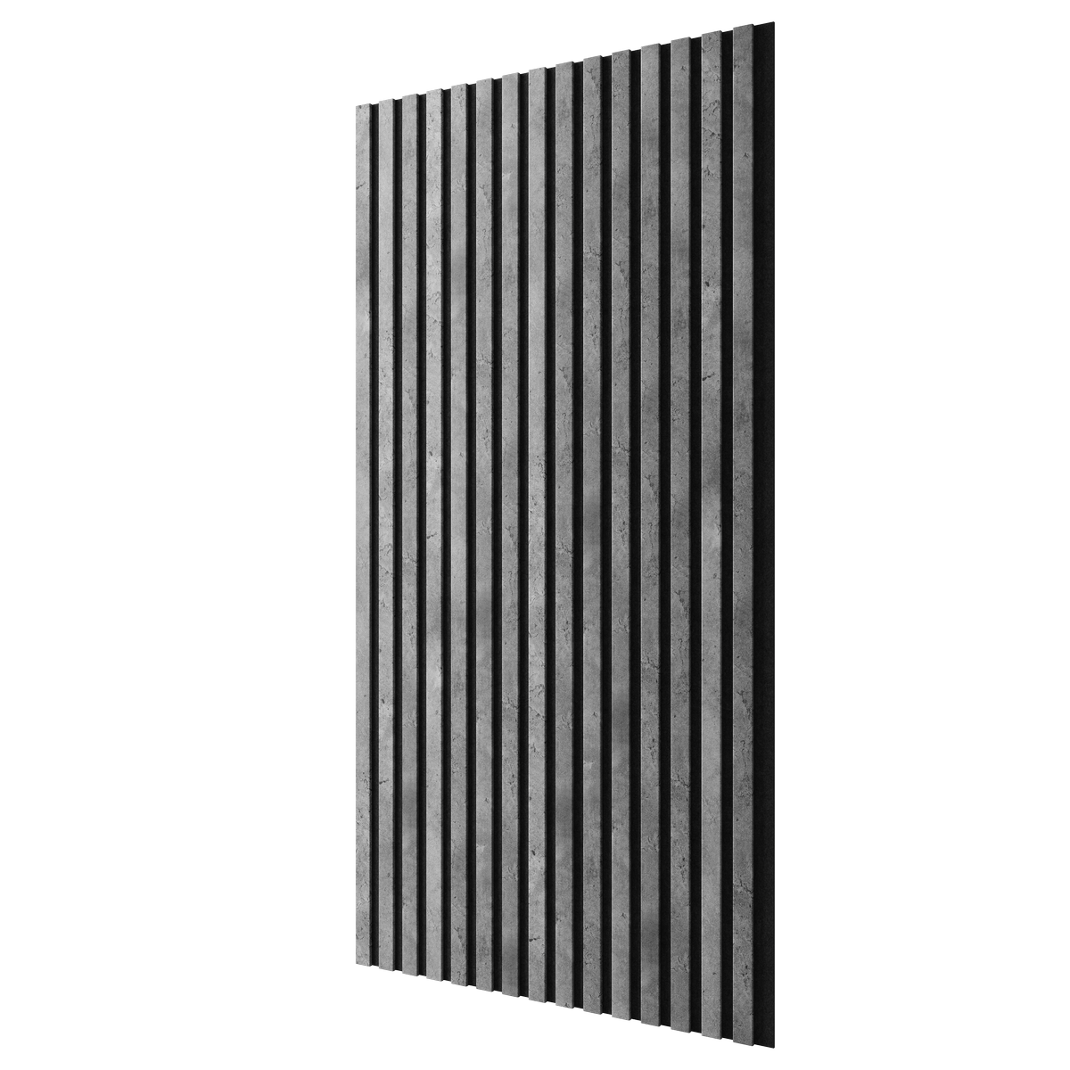 Акустическая  панель FLEX Бетон 1200×600 мм рейка 25х6 мм - фото 5