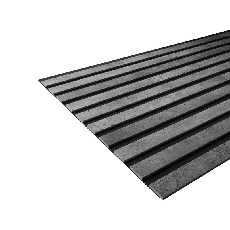 Акустическая  панель FLEX Бетон 2750×600 мм рейка 40х6 мм - фото 4