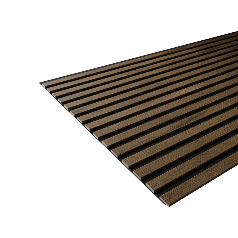 Акустическая  панель FLEX Дуб Муссон 1200×600 мм рейка 25х6 мм - фото 4