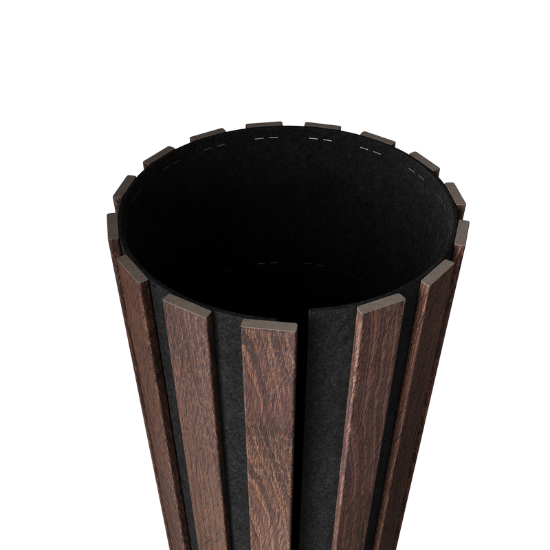 Акустическая  панель FLEX Дуб Окленд 2750×600 мм рейка 25х6 мм - фото 2