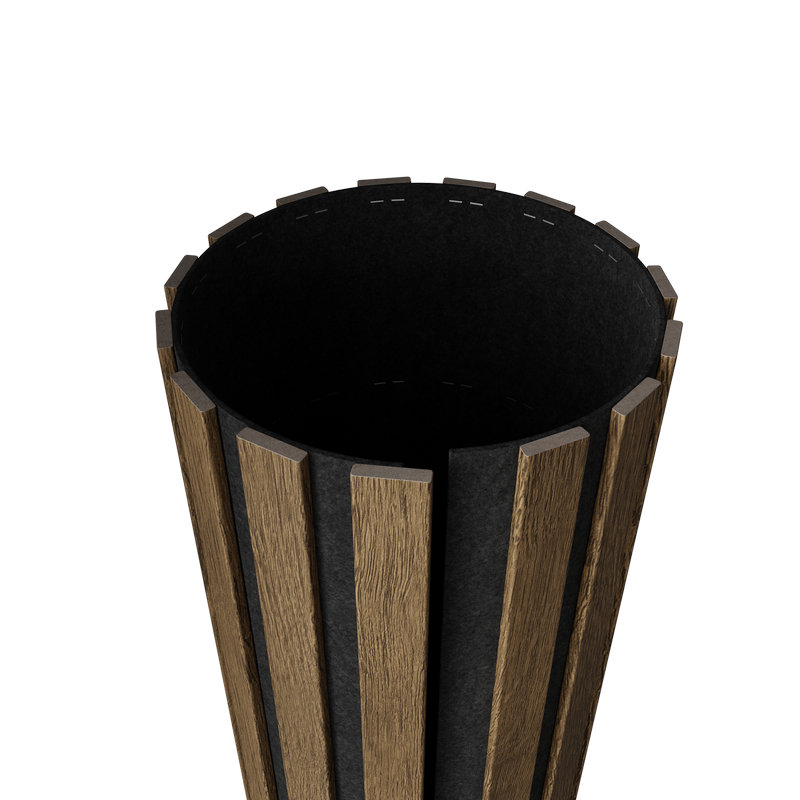 Акустическая  панель FLEX Дуб Муссон 2750×600 мм рейка 25х6 мм - фото 2