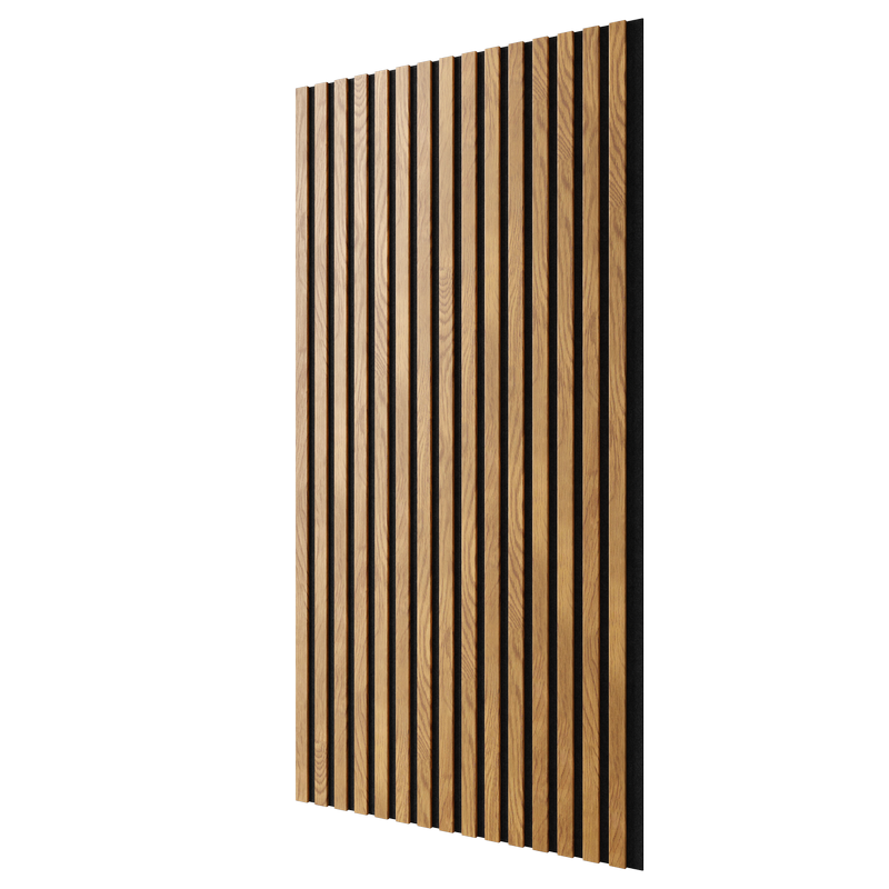 Акустическая  панель FLEX Дуб Золотой 1200×600 мм рейка 25х6 мм - фото 5