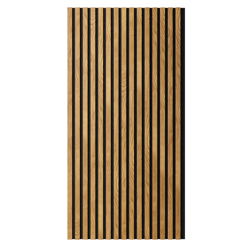 Акустическая  панель FLEX Дуб Золотой 1200×600 мм рейка 25х6 мм - фото 6