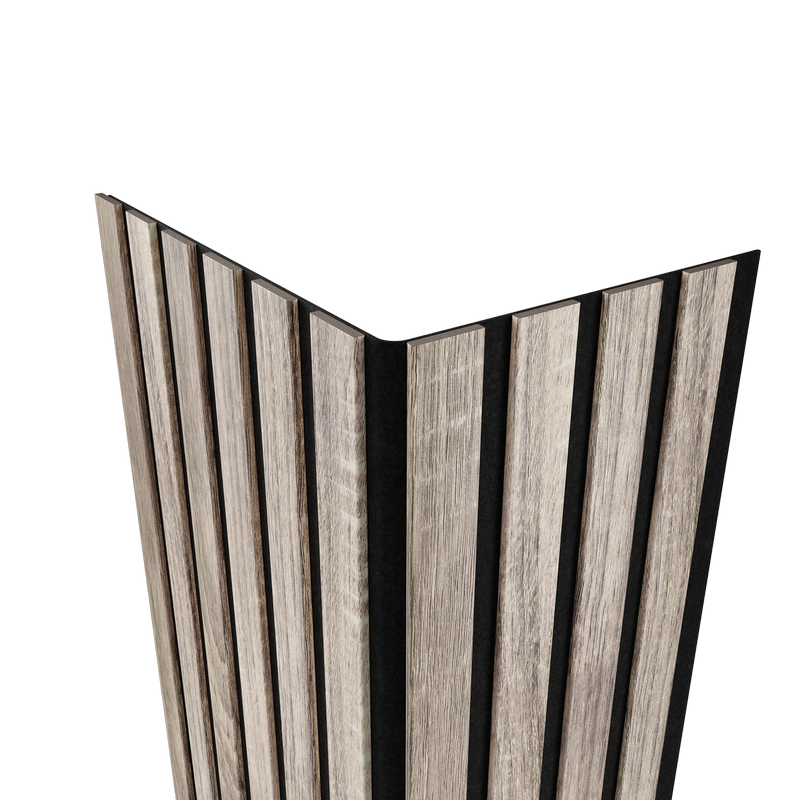 Акустическая  панель FLEX Дуб Рейн 1200×600 мм рейка 40х6 мм - фото 3