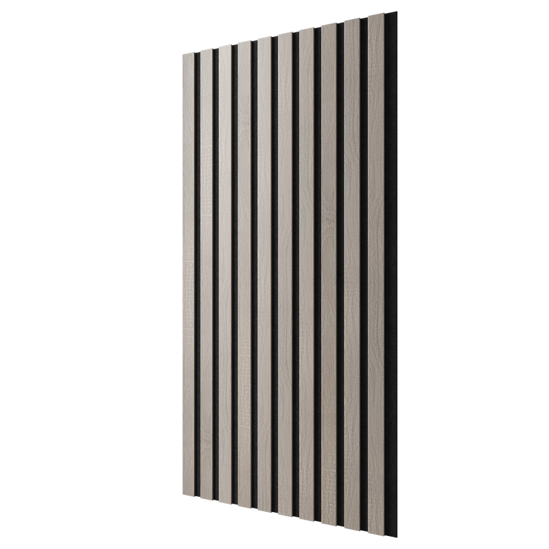 Акустическая  панель FLEX Дуб Кремовый 1200×600 мм рейка 40х6 мм - фото 5