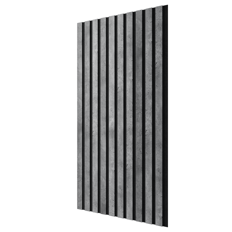 Акустическая  панель FLEX Бетон 1200×600 мм рейка 40х6 мм - фото 4