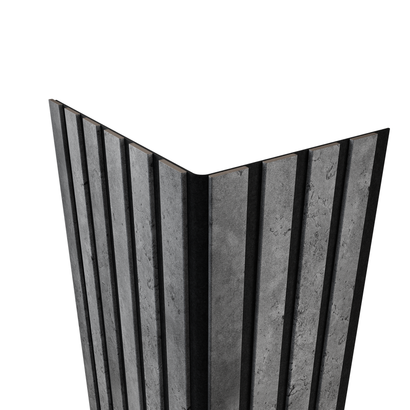 Акустическая  панель FLEX Бетон 1200×600 мм рейка 40х6 мм - фото 3