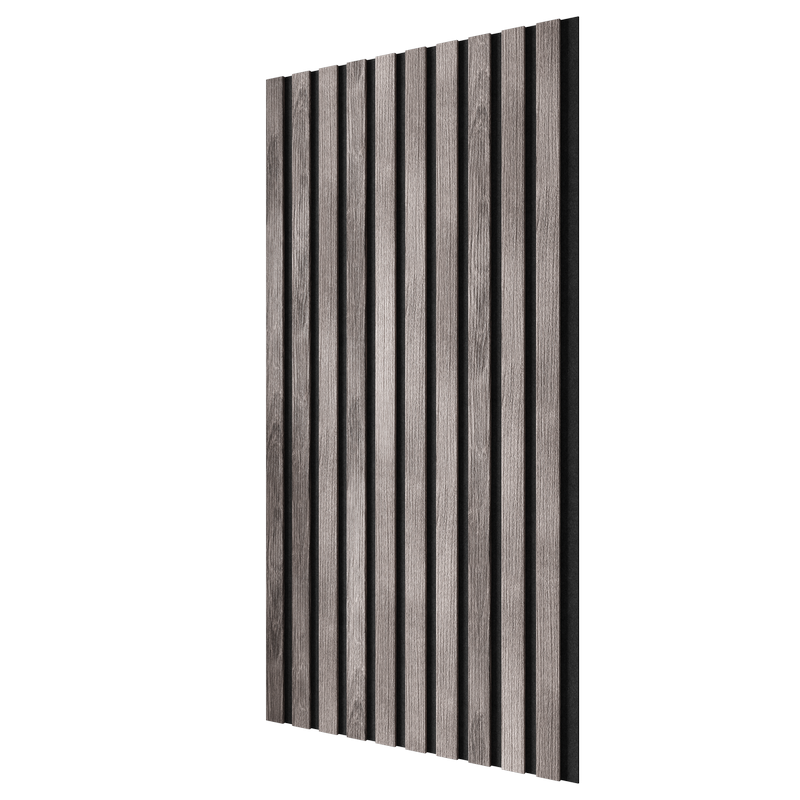 Акустическая  панель FLEX Ясень Дымчатый 1200×600 мм рейка 25х6 мм - фото 5