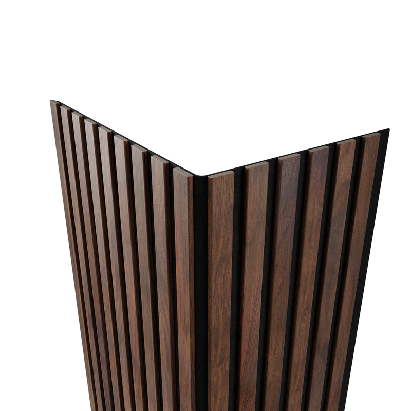 Акустическая  панель FLEX Дуб Барон темный 2750×600 мм рейка 25x6мм - фото 3