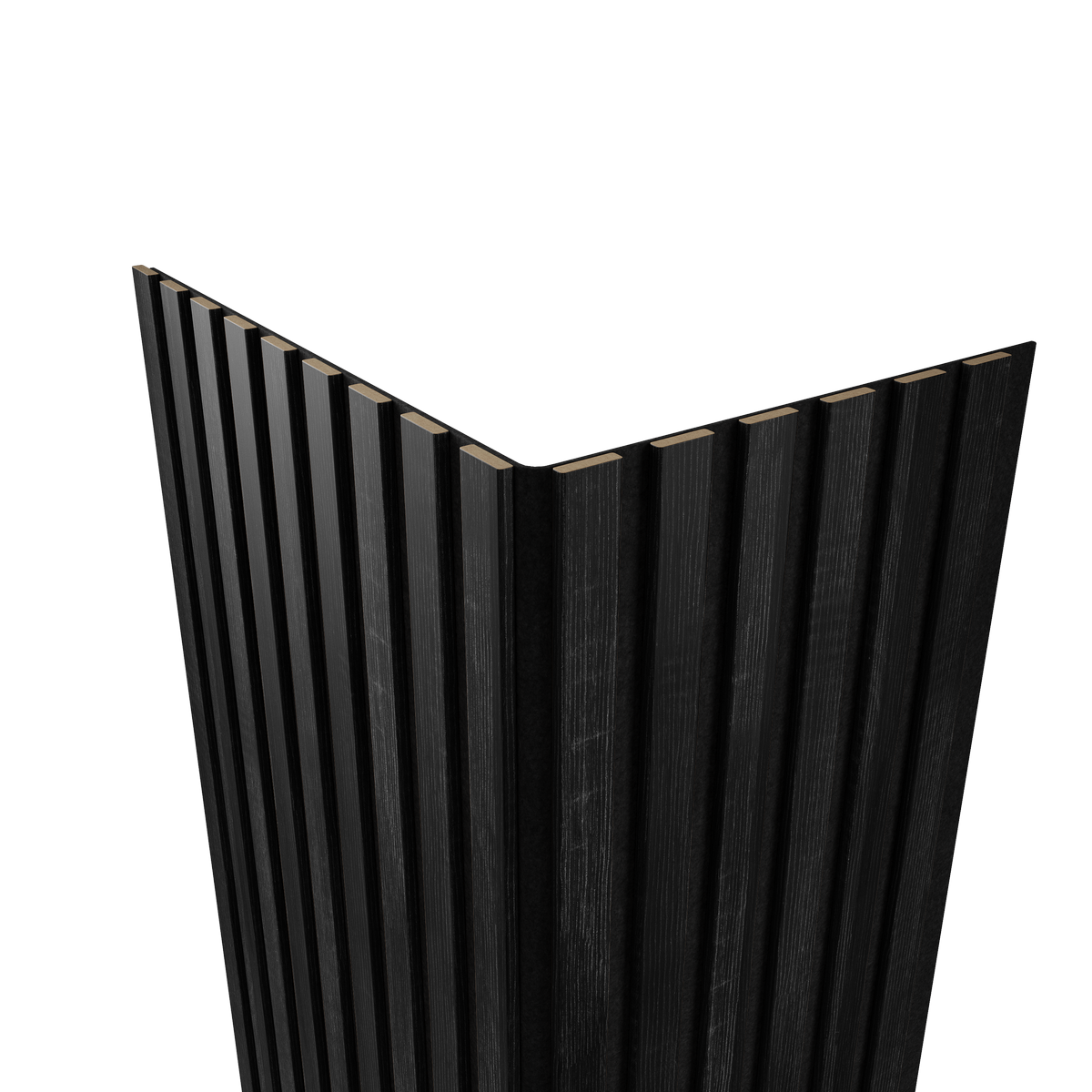 Акустическая  панель FLEX Дуб Графит 1200×600 мм рейка 25х6 мм - фото 3