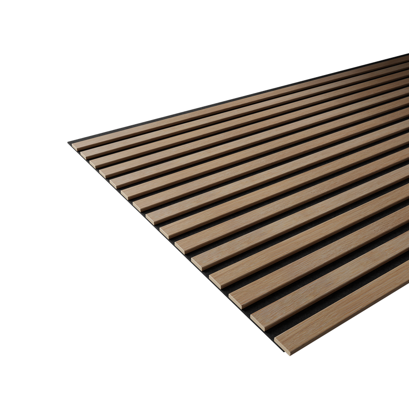 Акустическая  панель FLEX Ясень Тирамису 1200×600 мм рейка 25х6 мм - фото 4